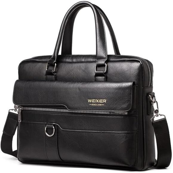 Small Leather Sling Shoulder Bag Messenger Pack 35black(pu)